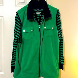 Used Chaps Striped shirt w Matching Solid Vest